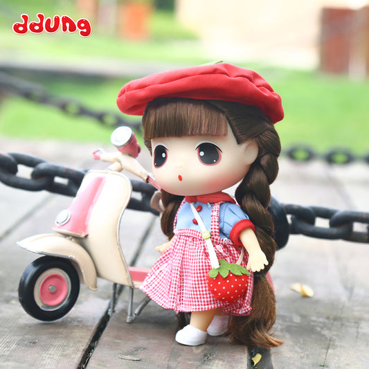 Kawaii Collectible Strawberry Ddung Doll