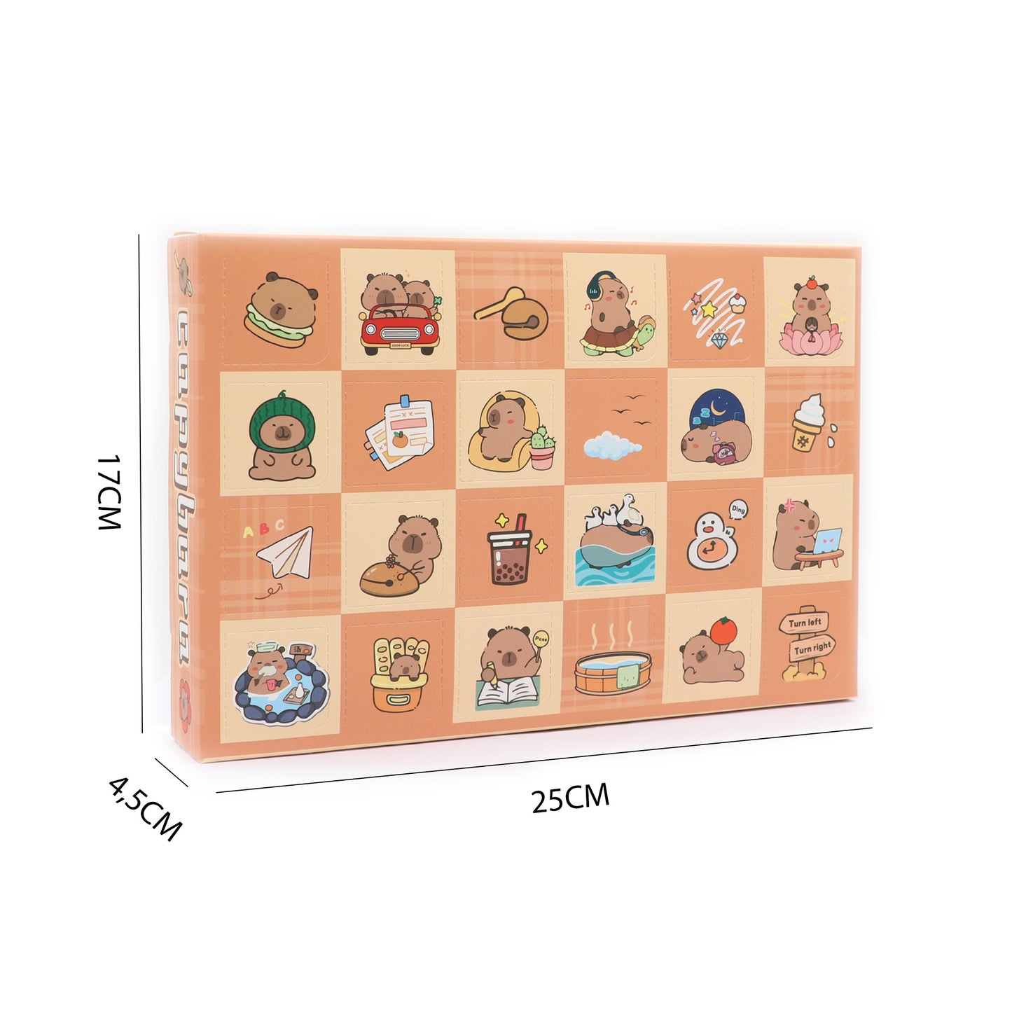 CAJA SORPRESA FIGURAS CAPIBARAS 24 PCS