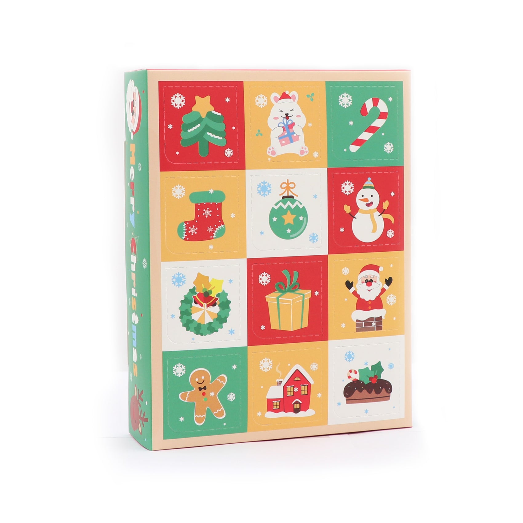 CAJA SORPRESA FIGURAS NAVIDEÑAS 12 PCS