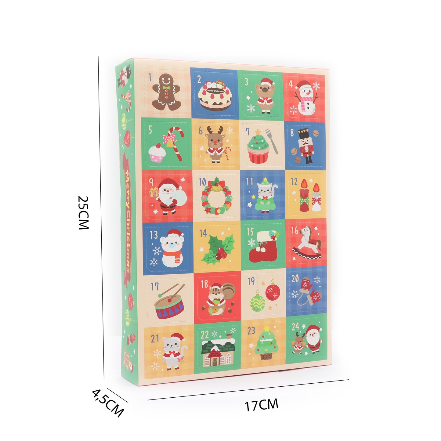 CAJA SORPRESA FIGURAS NAVIDEÑAS 24 PCS