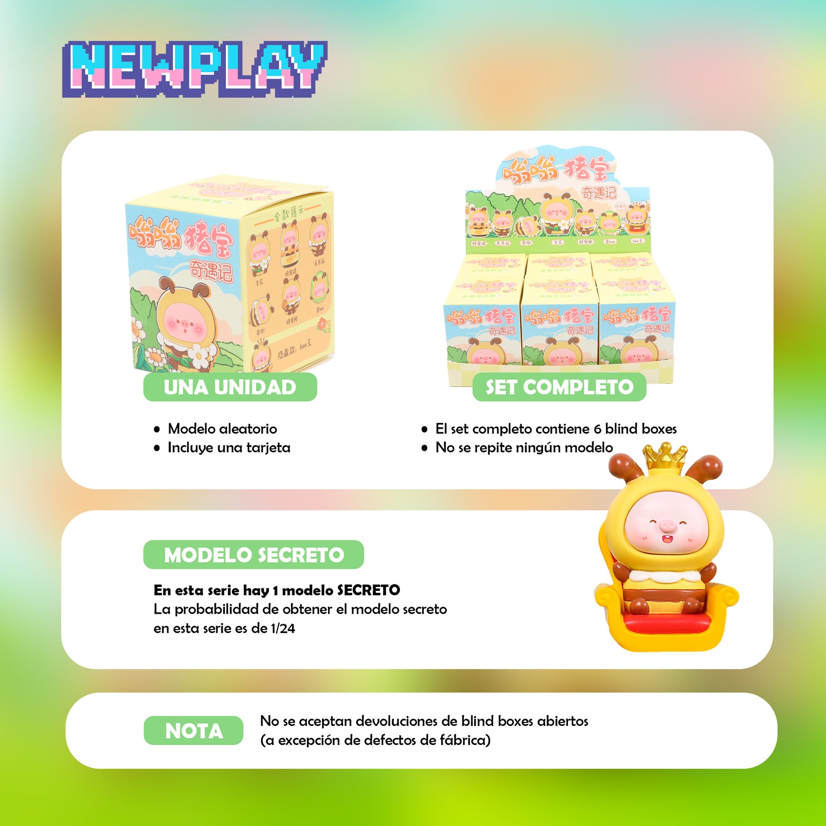 Blind box Serie de Cerdito Buzzy