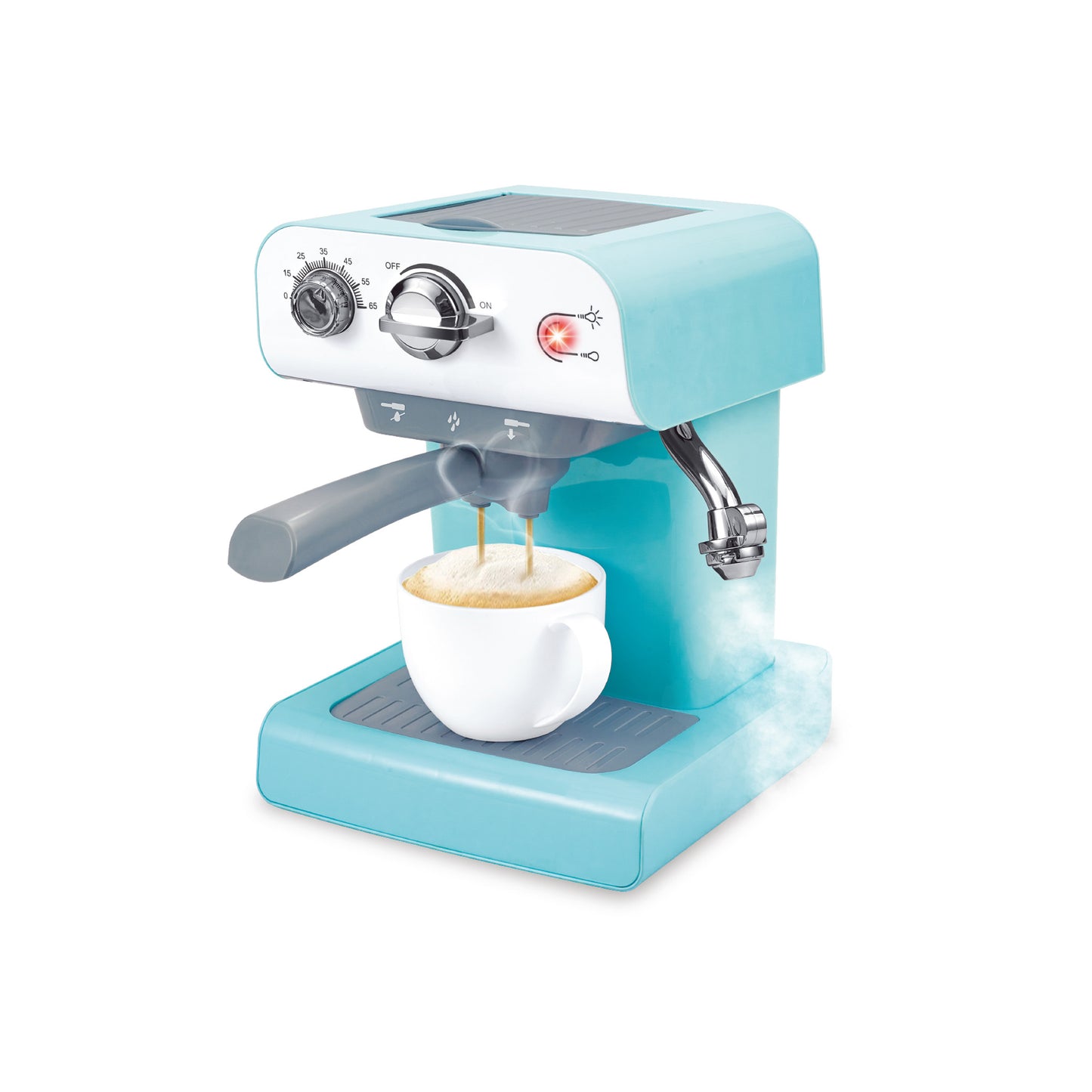 CAFETERA DE JUGUETE ELECTRICA CON FUNCION DE VAPOR