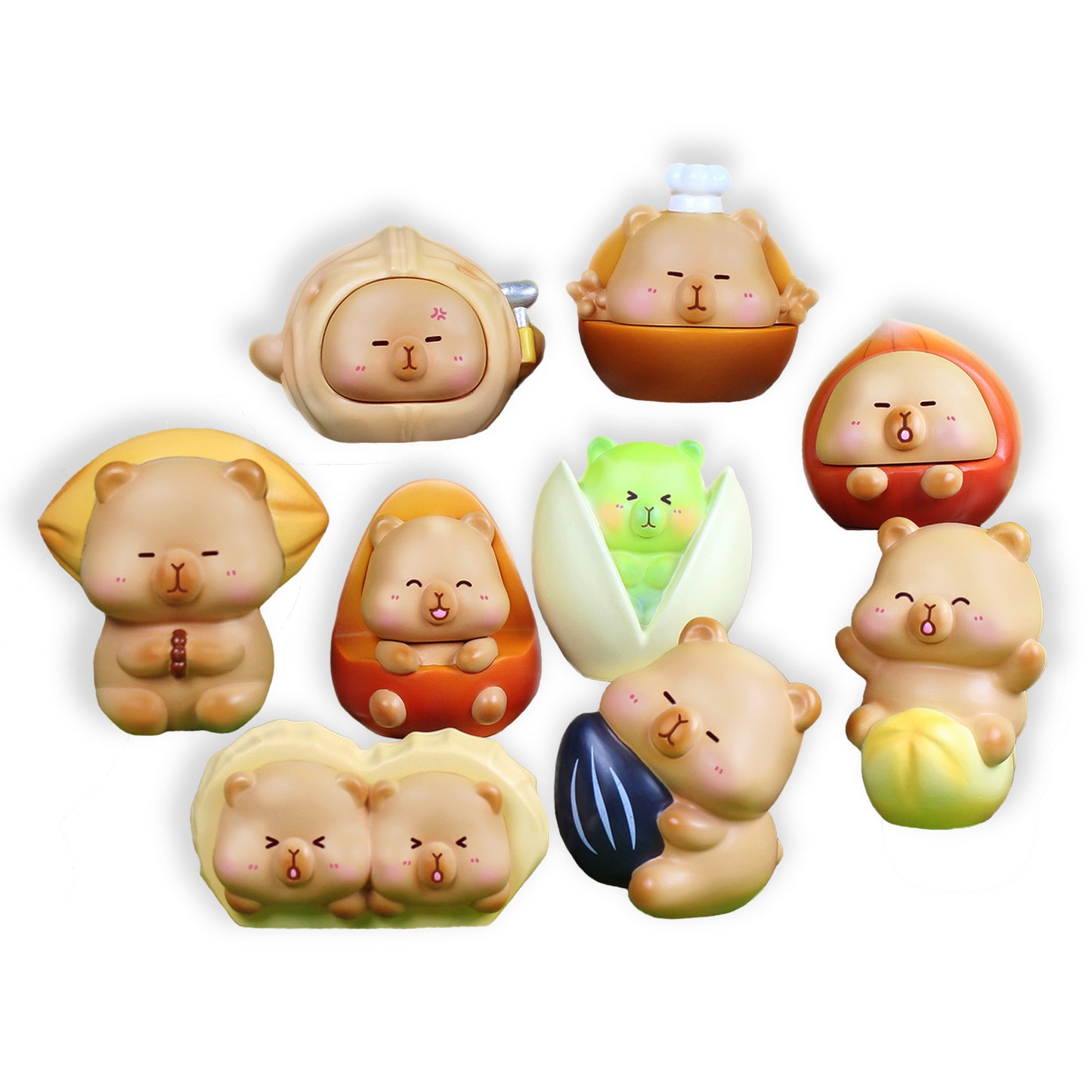 Blind box Capibara disfraz de nueces Newplay - figura sorpresa coleccionable