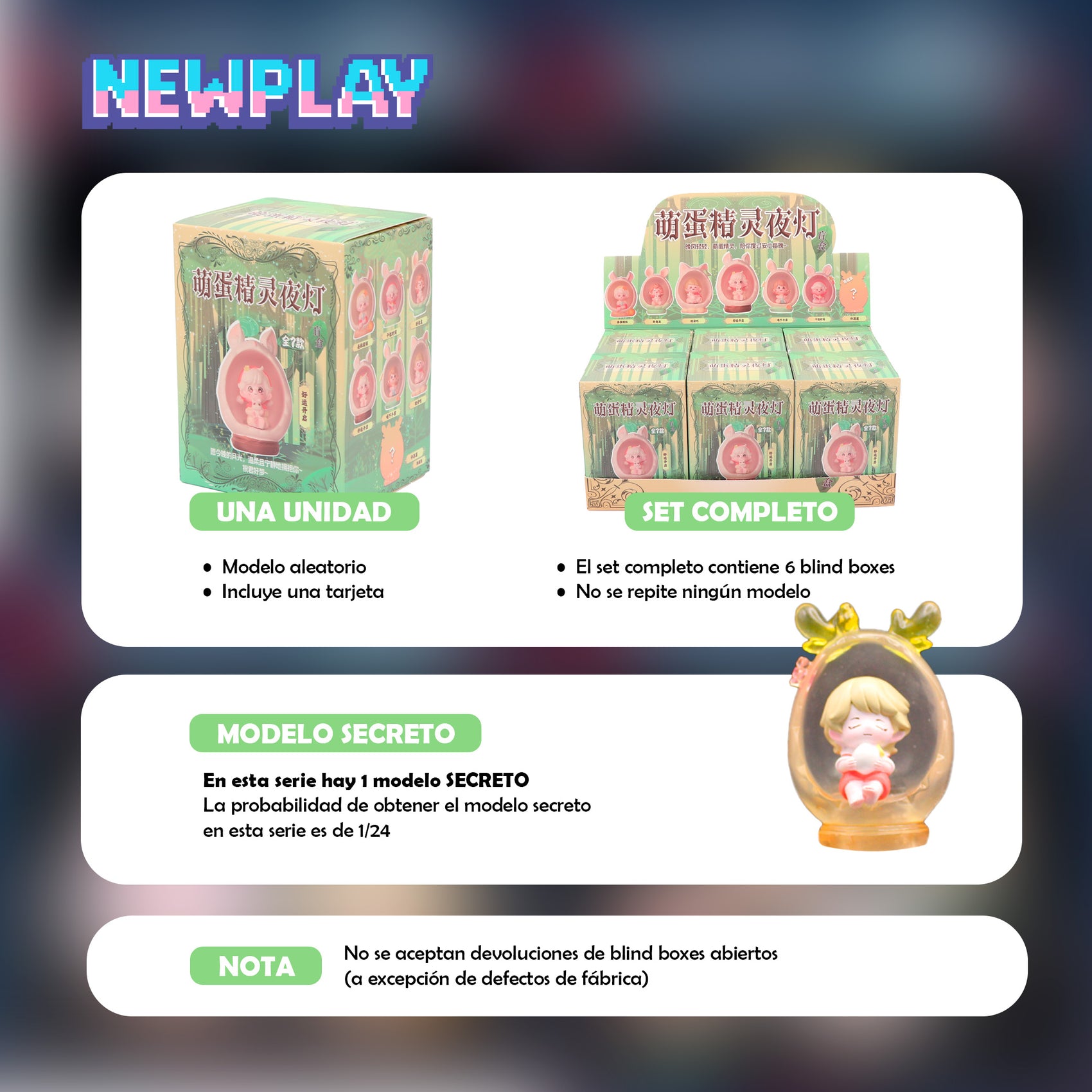 Blind box Serie de Elfo Bosque Mágico