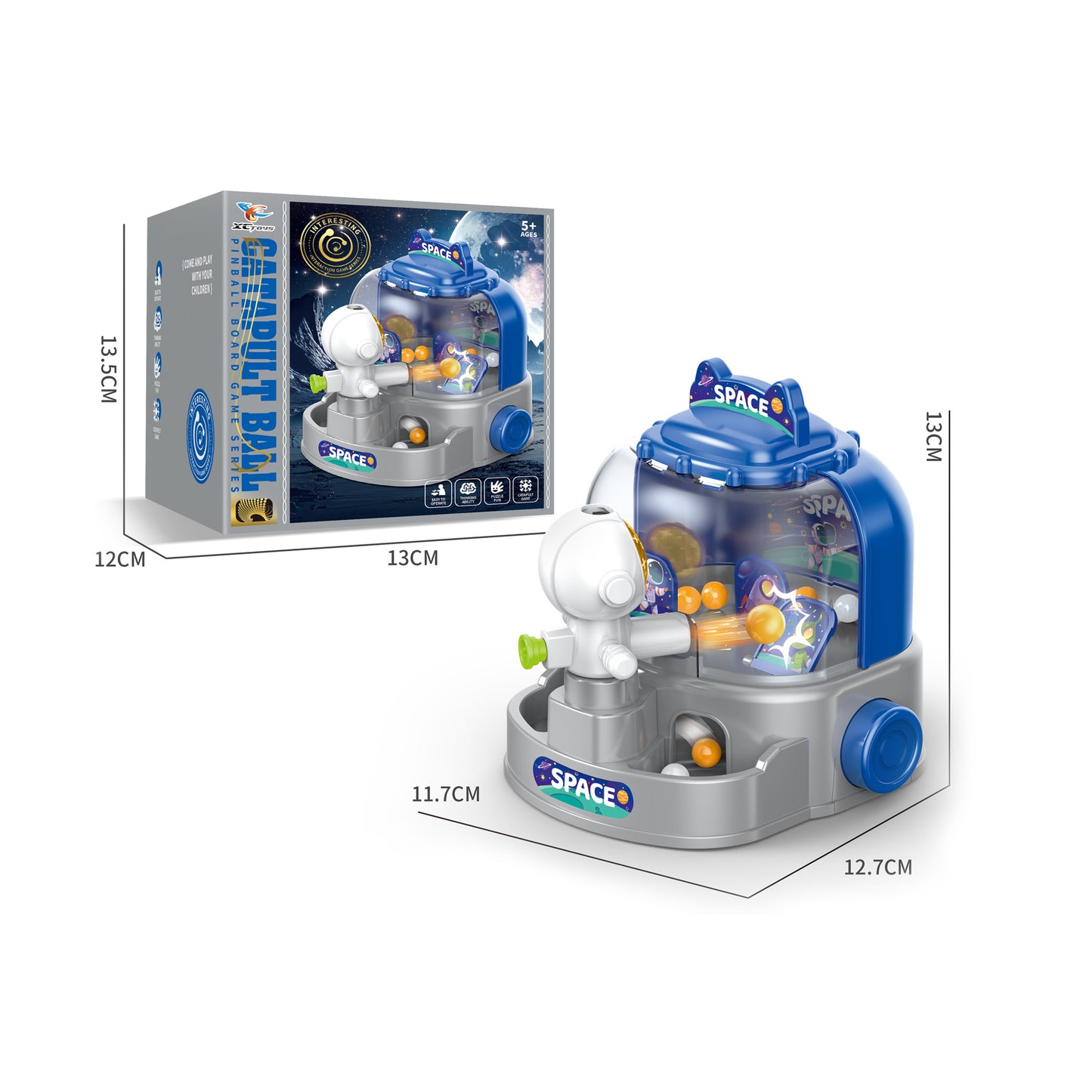 MINI JUEGO DE PINBALL ESPACIAL