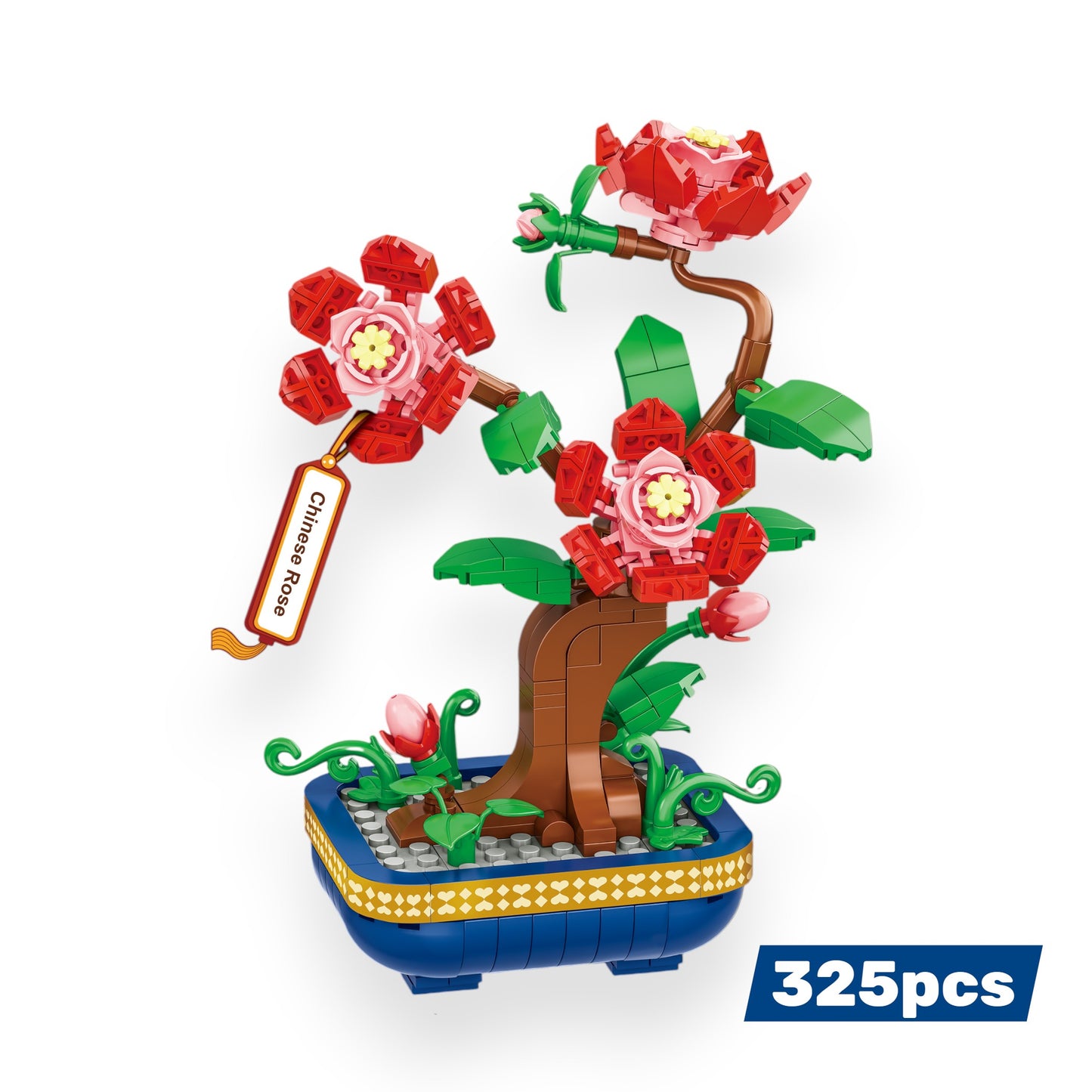 Bloques de construcción rosa china 325 piezas Newplay - juguete regalo amor y romance