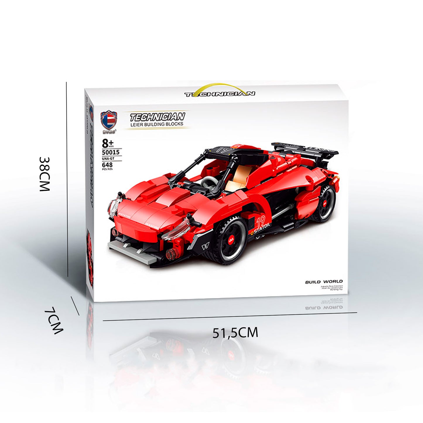 Sports Car Building Blocks 648 pieces