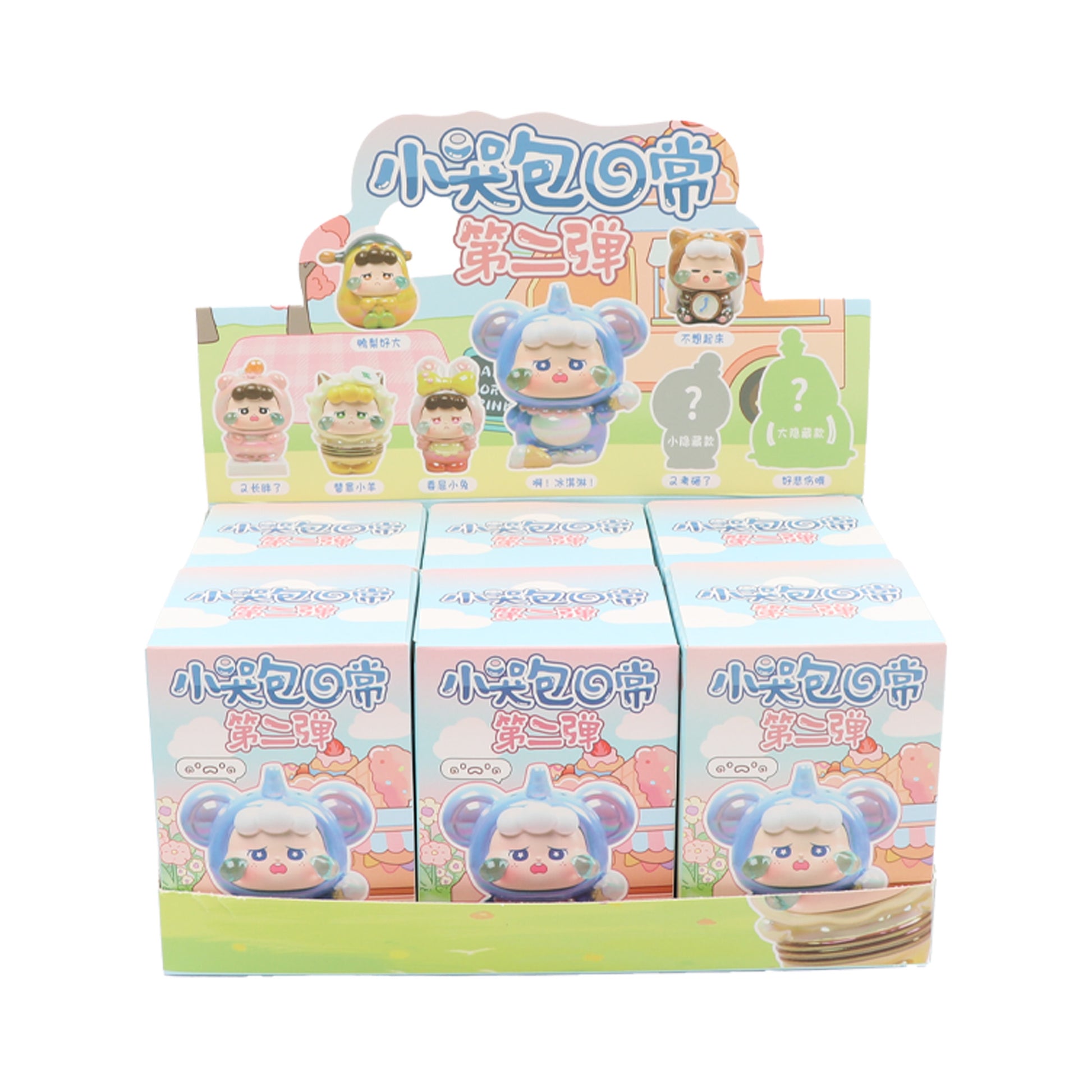 Set completo blind box Pequeña Llorona 6 figuras Newplay - colección vida diaria