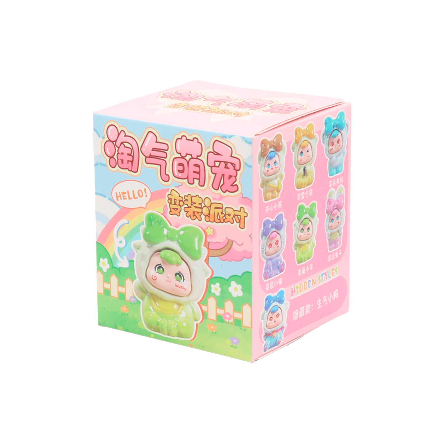 Caja blind box Mascotas Lindas Rongrong Newplay - empaque individual sorpresa