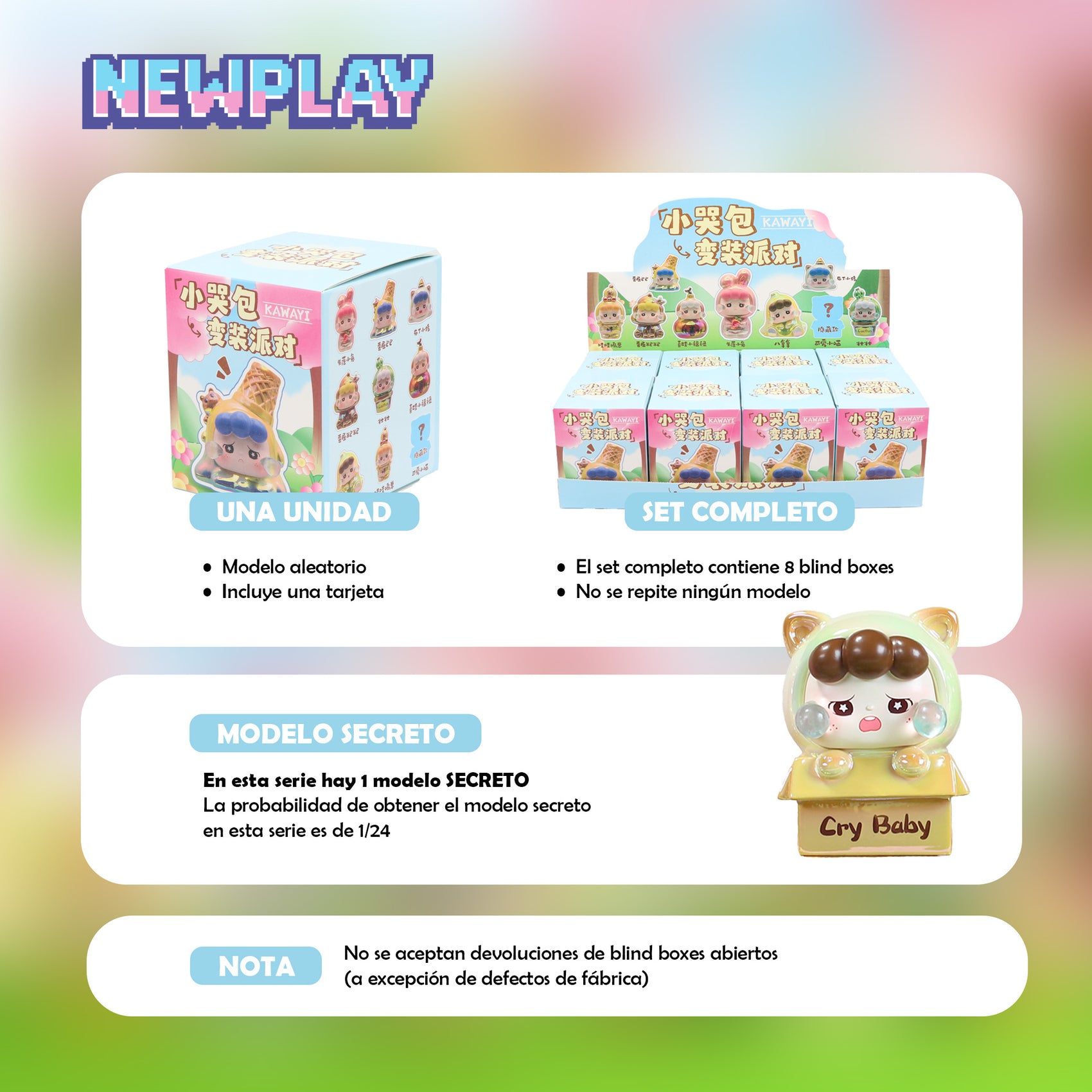 Blind box Serie de Fiesta de disfraces Pequeña Llorona