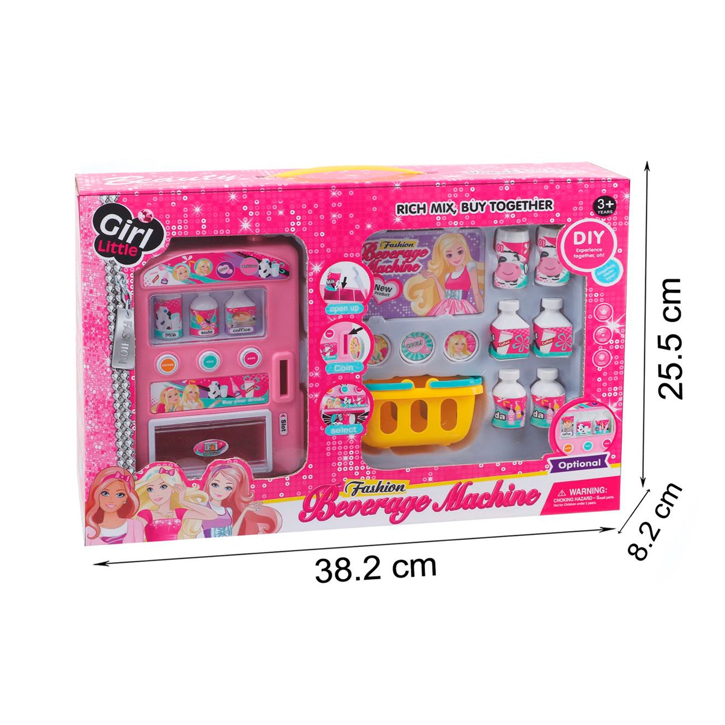 SET MINI MAQUINA EXPENDEDORA DE BEBIDAS CON ACCESORIOS