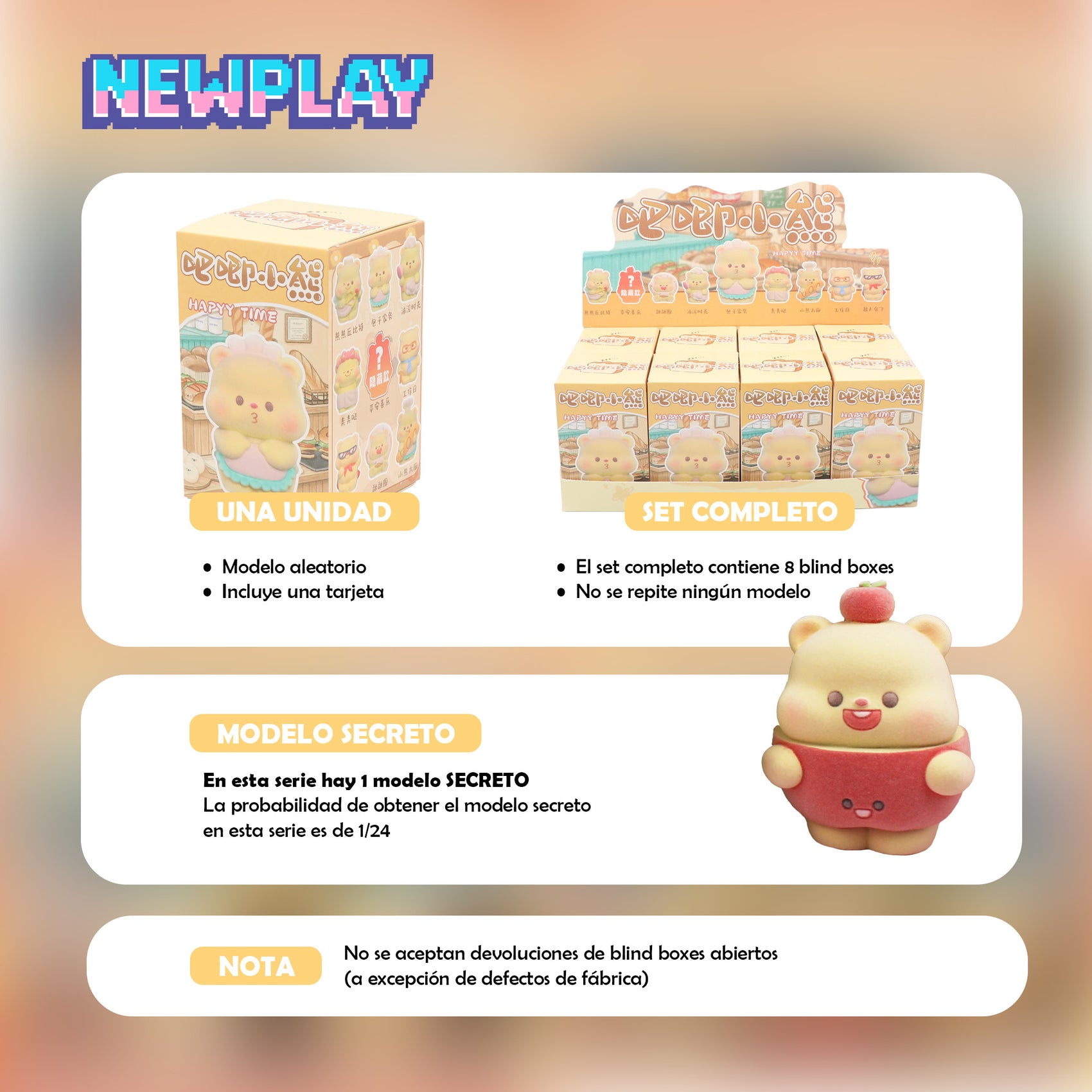 Blind box Serie de Osito Baji