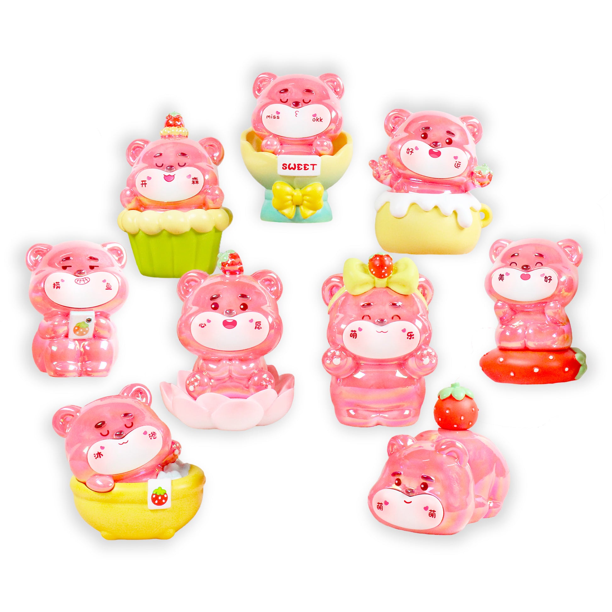 Blind box Osito de Fresa Newplay - figura sorpresa coleccionable