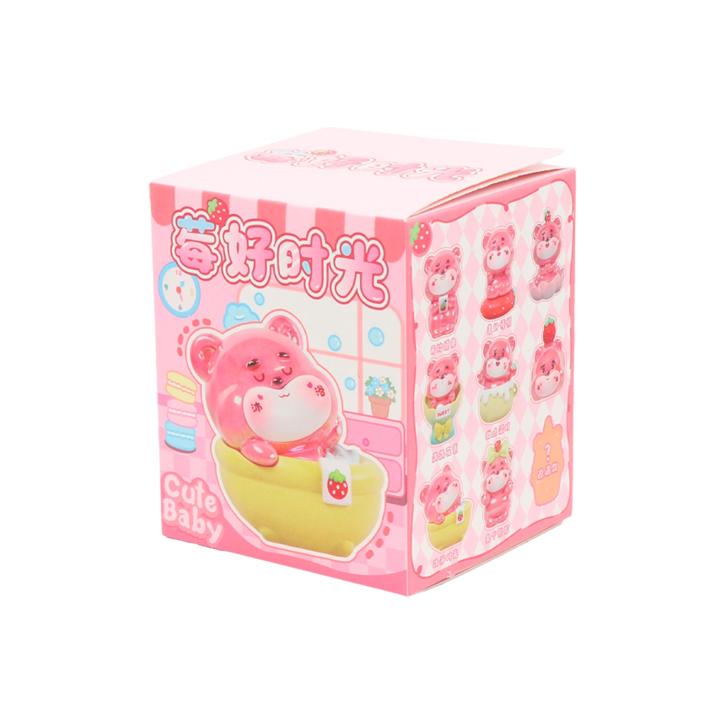 Caja blind box Osito de Fresa Newplay - empaque individual sorpresa