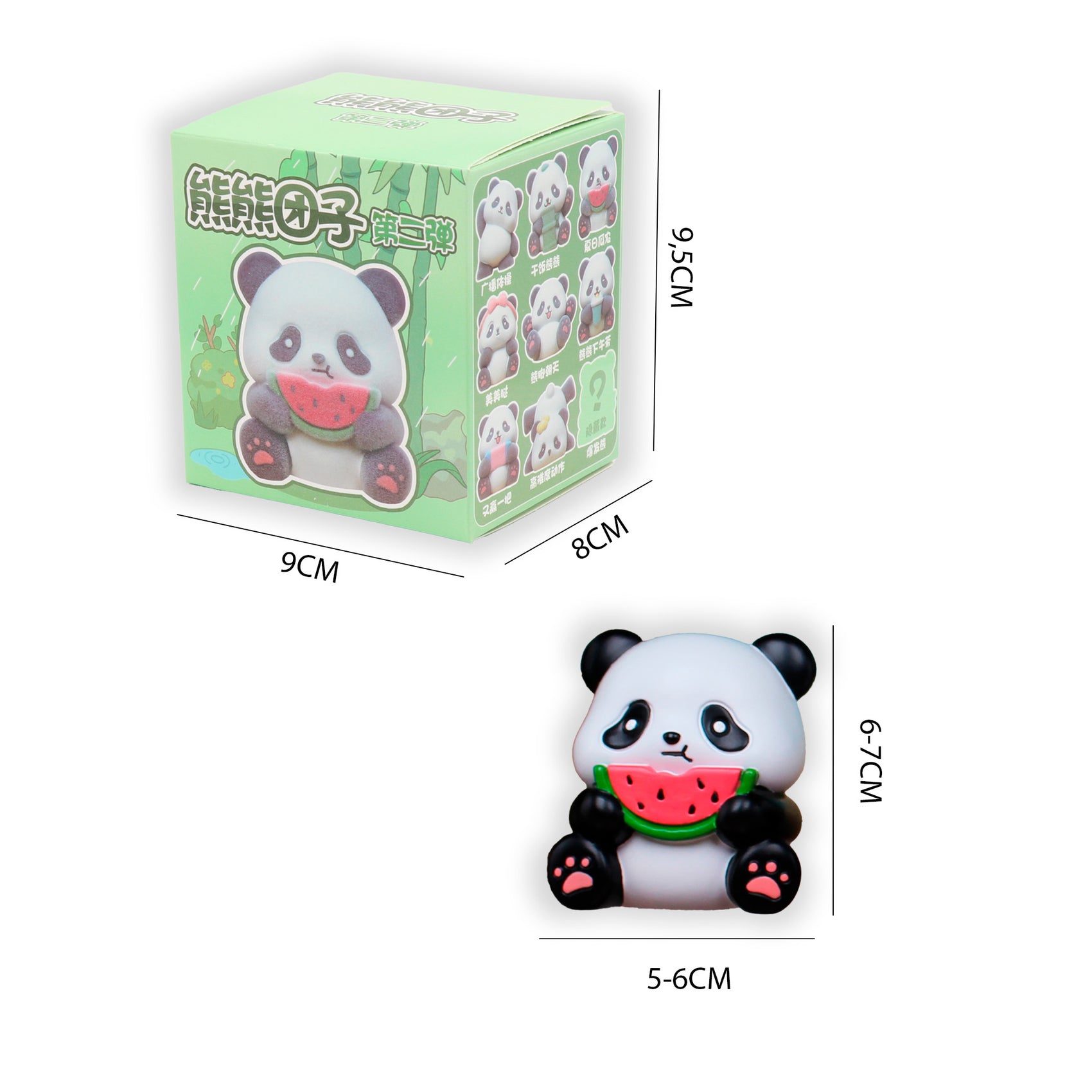 Blind box Serie de Estilo de Vida Oso Panda
