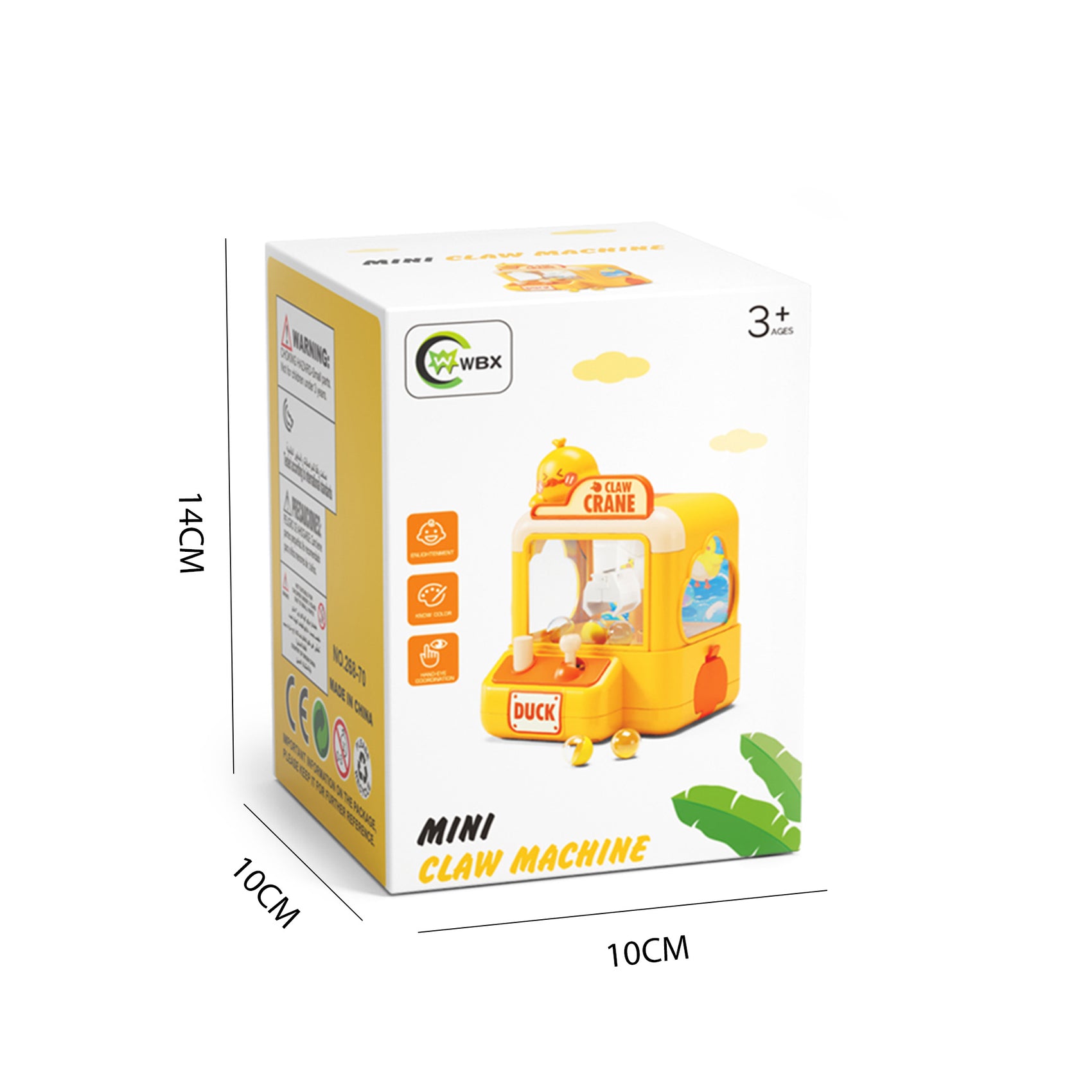 MINI MAQUINA DE GANCHO CON FORMA DE PATO