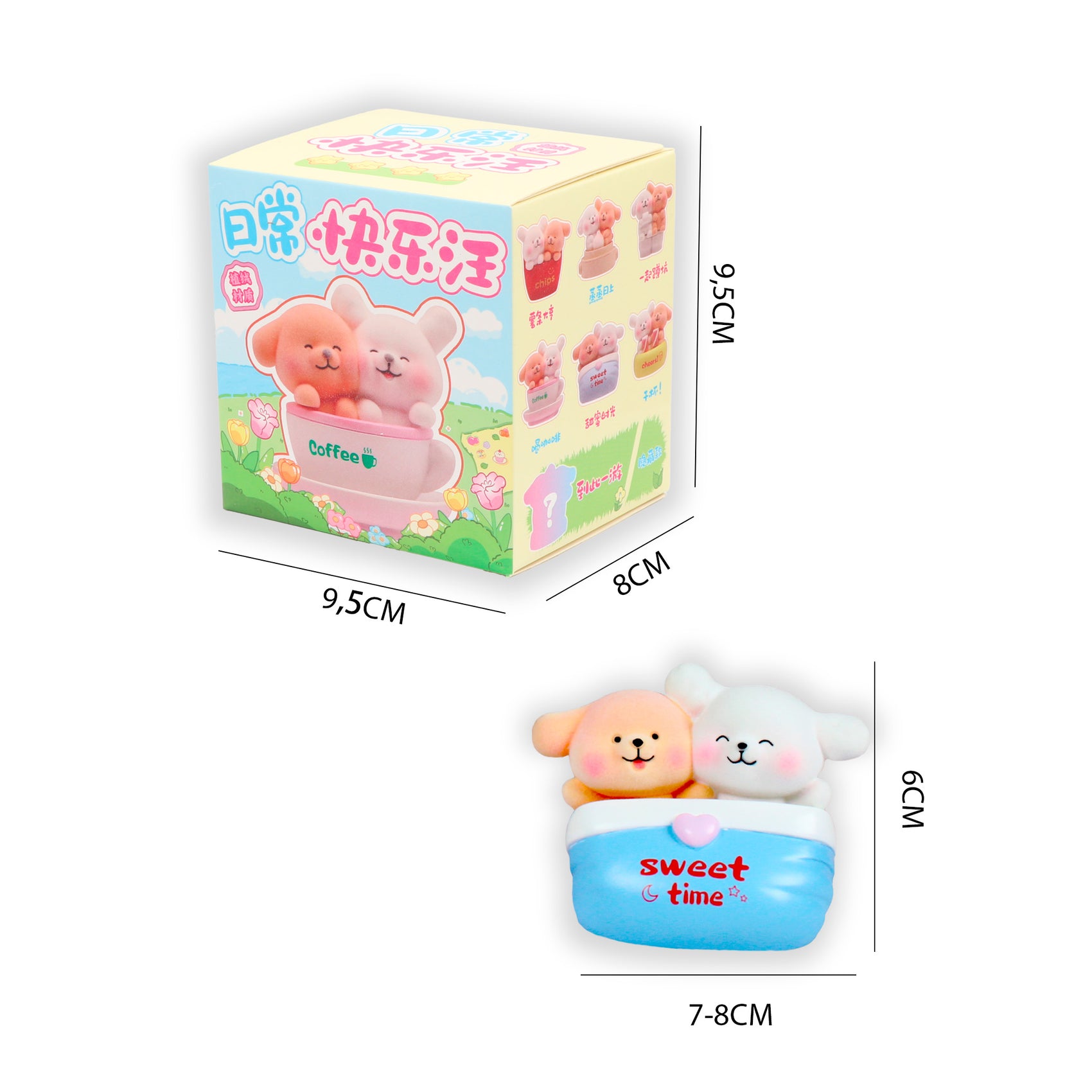 Blind box Serie de Happy Dog Vida Diaria