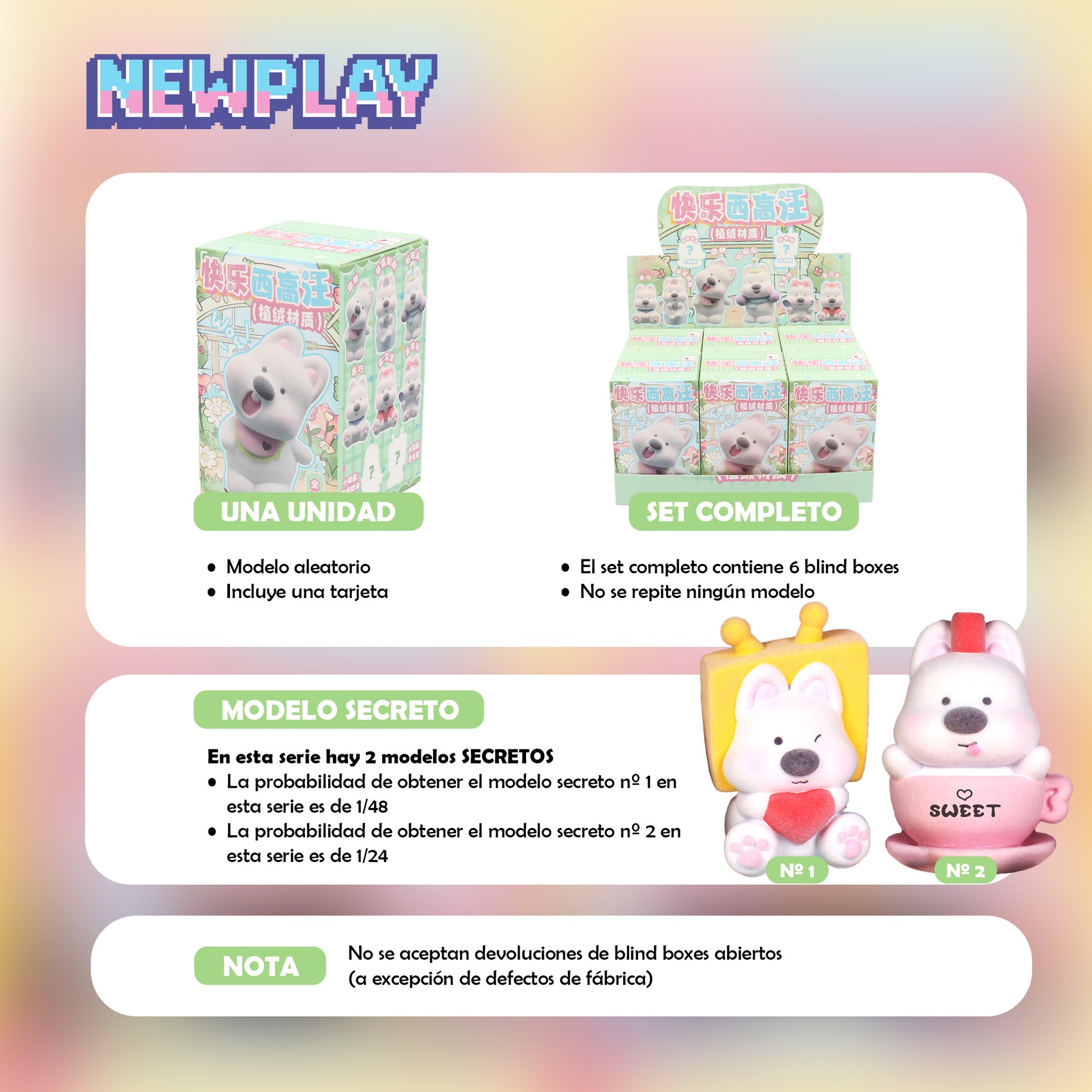 Blind box Serie de Perrito Westie