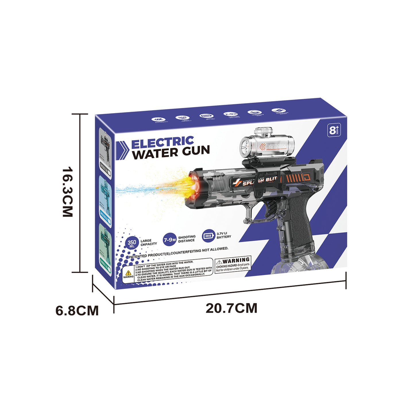 PISTOLET À EAU ÉLECTRIQUE