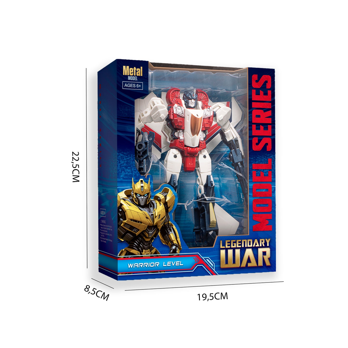 Robot Transformable Avión de Combate con Armas