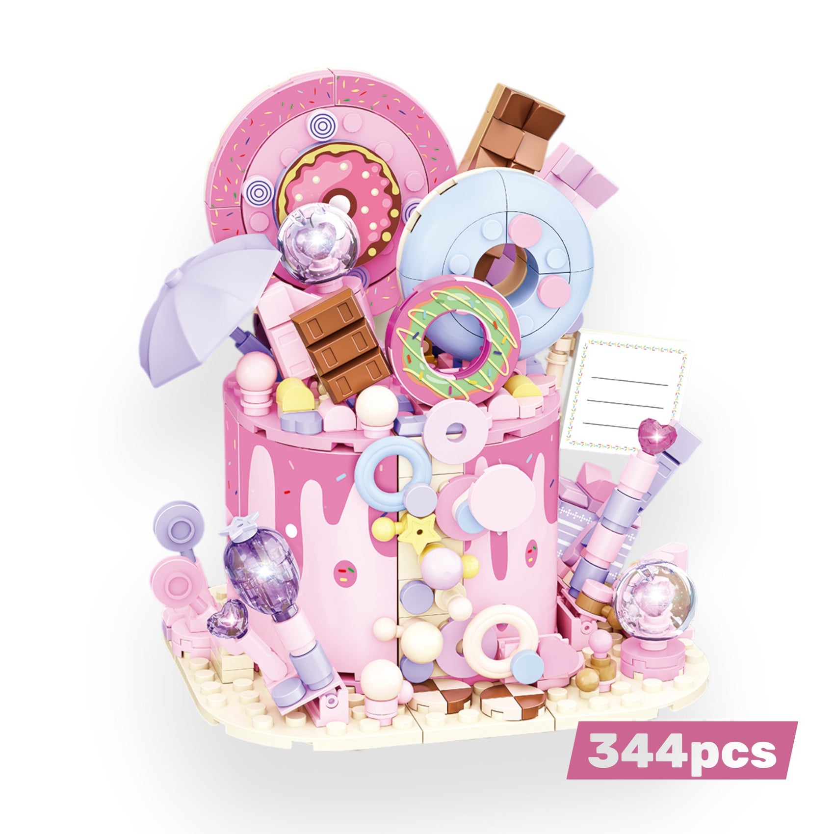 Bloques de Construcción Sweetheart Genki Cake 344 piezas