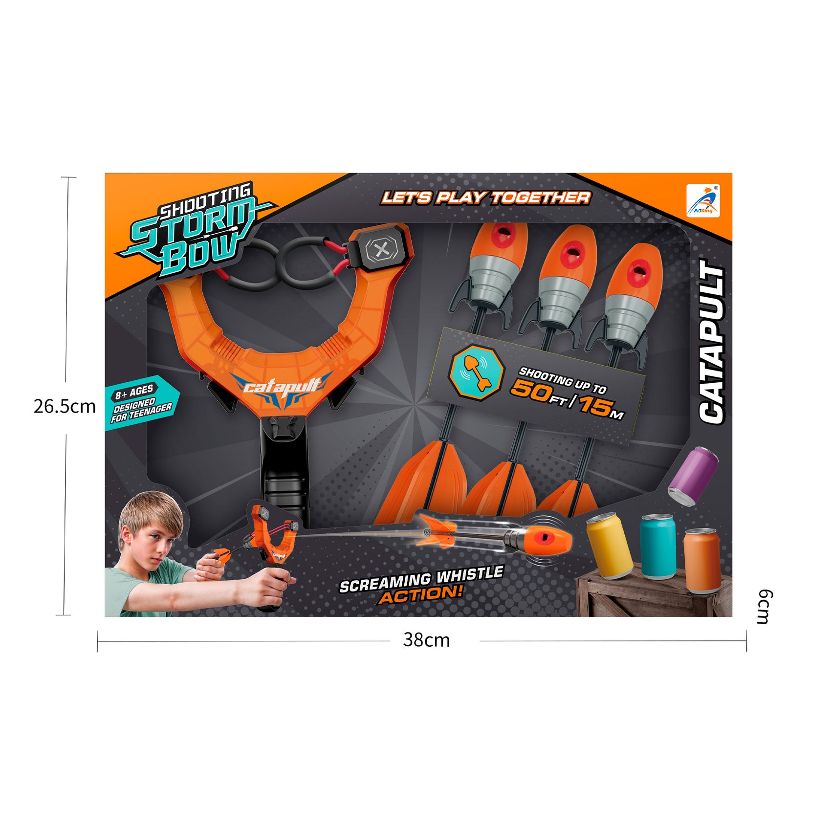 Children's Slingshot with Whistling Arrows